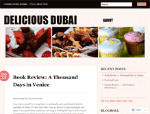Tablet Screenshot of deliciousdubai.wordpress.com