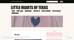 Desktop Screenshot of littleheartsoftx.wordpress.com