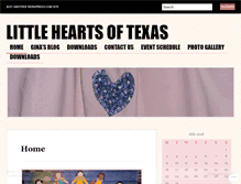 Tablet Screenshot of littleheartsoftx.wordpress.com