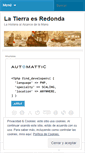 Mobile Screenshot of latierraesredonda.wordpress.com
