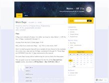 Tablet Screenshot of notes35s.wordpress.com