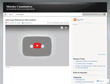Tablet Screenshot of cuantitativos.wordpress.com