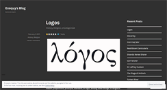 Desktop Screenshot of exequy.wordpress.com