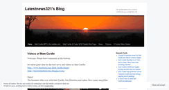 Desktop Screenshot of latestnews321.wordpress.com