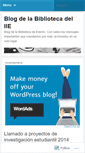 Mobile Screenshot of biblioiie.wordpress.com