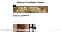 Desktop Screenshot of molluscumcontagiosumtreatment.wordpress.com