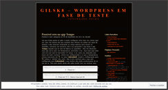 Desktop Screenshot of gilsk8.wordpress.com