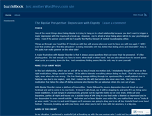 Tablet Screenshot of buzzkillbook.wordpress.com