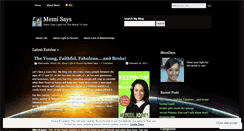 Desktop Screenshot of memisays.wordpress.com