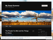 Tablet Screenshot of myswazisummer.wordpress.com