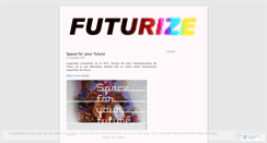 Desktop Screenshot of futurize.wordpress.com