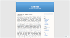 Desktop Screenshot of andinos.wordpress.com