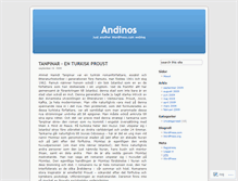Tablet Screenshot of andinos.wordpress.com