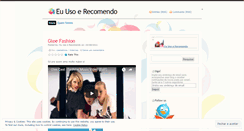 Desktop Screenshot of euusoerecomendo.wordpress.com