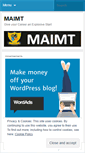 Mobile Screenshot of maimt.wordpress.com