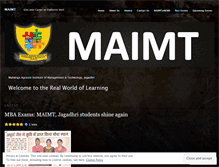 Tablet Screenshot of maimt.wordpress.com