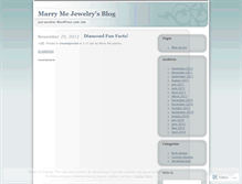 Tablet Screenshot of marrymejewelry.wordpress.com