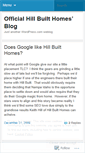 Mobile Screenshot of hillbuilthomes.wordpress.com