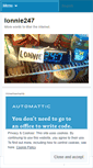 Mobile Screenshot of lonnie247.wordpress.com