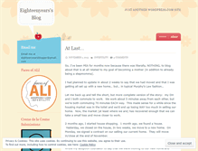 Tablet Screenshot of eighteenyears.wordpress.com