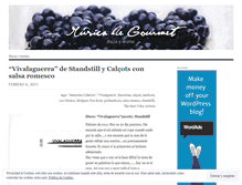 Tablet Screenshot of musicadegourmet.wordpress.com