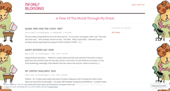 Desktop Screenshot of imonlyblogging.wordpress.com