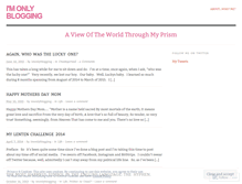 Tablet Screenshot of imonlyblogging.wordpress.com