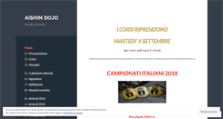Desktop Screenshot of aishindojokarategavardo.wordpress.com
