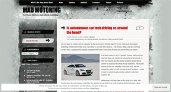 Desktop Screenshot of madmotoring.wordpress.com