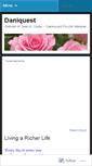 Mobile Screenshot of daniquest.wordpress.com