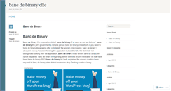 Desktop Screenshot of billpay.bancdebinarycftc.wordpress.com