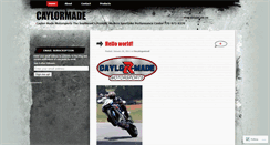 Desktop Screenshot of caylormade.wordpress.com