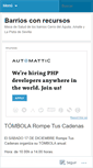 Mobile Screenshot of barriosconrecursos.wordpress.com