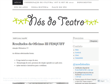 Tablet Screenshot of nosdoteatro.wordpress.com