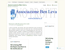 Tablet Screenshot of benleva.wordpress.com
