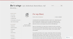 Desktop Screenshot of beeswings.wordpress.com