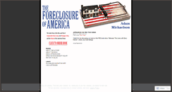 Desktop Screenshot of foreclosureofamerica.wordpress.com