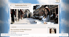 Desktop Screenshot of fashionistatogo.wordpress.com