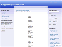 Tablet Screenshot of bloggandoquellochepenso.wordpress.com
