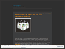 Tablet Screenshot of hydrocarbons.wordpress.com