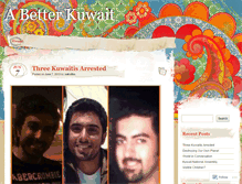 Tablet Screenshot of abetterkuwait.wordpress.com