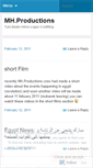 Mobile Screenshot of mhproduces.wordpress.com