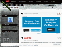 Tablet Screenshot of mhproduces.wordpress.com