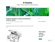 Tablet Screenshot of apauteira.wordpress.com