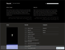 Tablet Screenshot of naute.wordpress.com