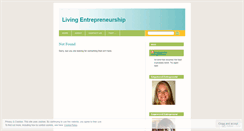 Desktop Screenshot of livingentrepreneurship.wordpress.com