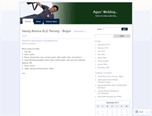 Tablet Screenshot of agustiyanto.wordpress.com