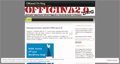 Desktop Screenshot of officina2punto0.wordpress.com