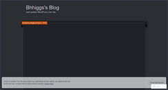 Desktop Screenshot of bhhiggs.wordpress.com