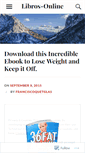 Mobile Screenshot of librosonline1.wordpress.com